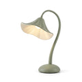 Zkussatq™ Petal Arc LED Table Lamp – Sculptural Flower Bedside Light, Dual White Reading & Nightstand Lamp