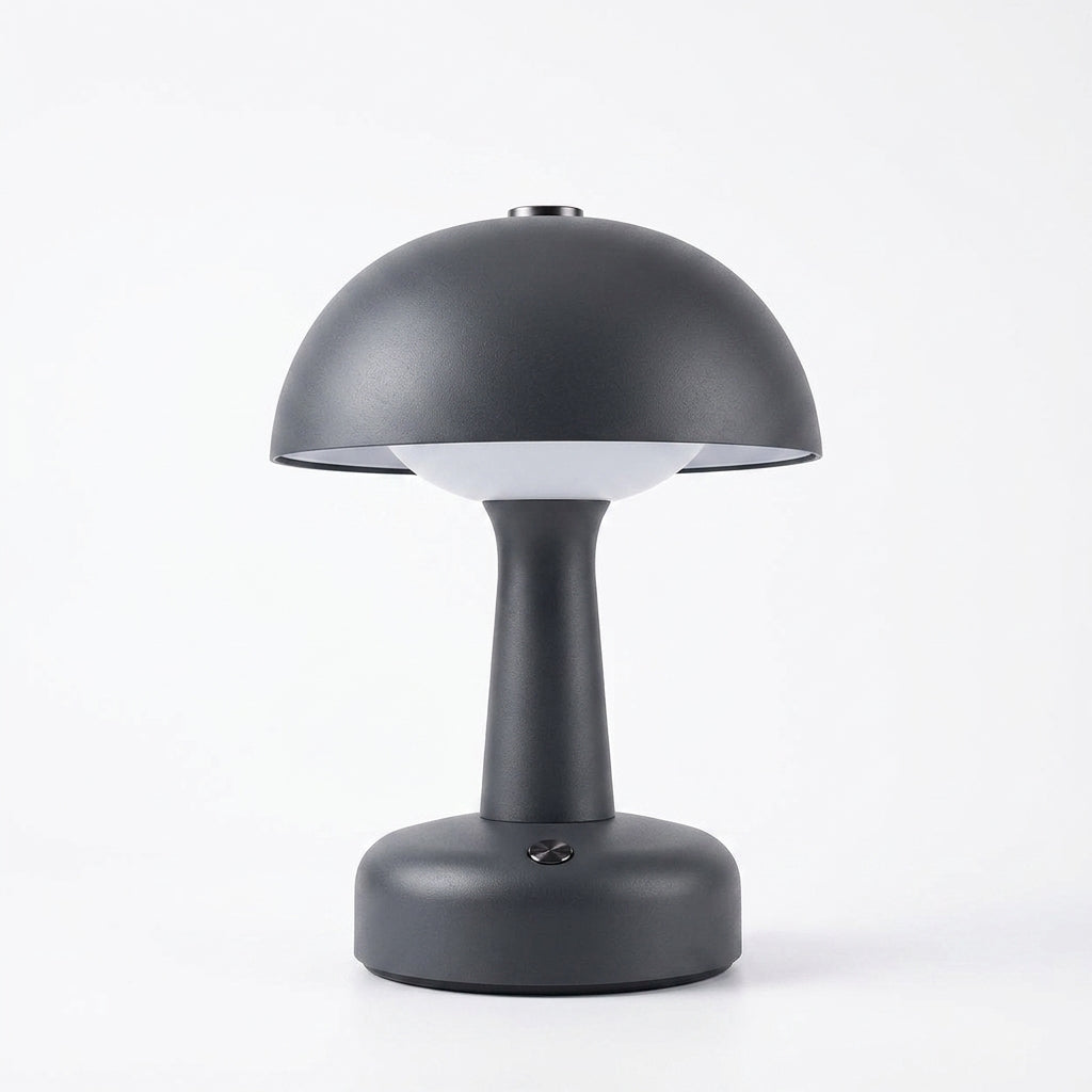 Zkussatq™ Mushroom Dome Rechargeable Table Lamp – Cordless LED Bedside Night Light