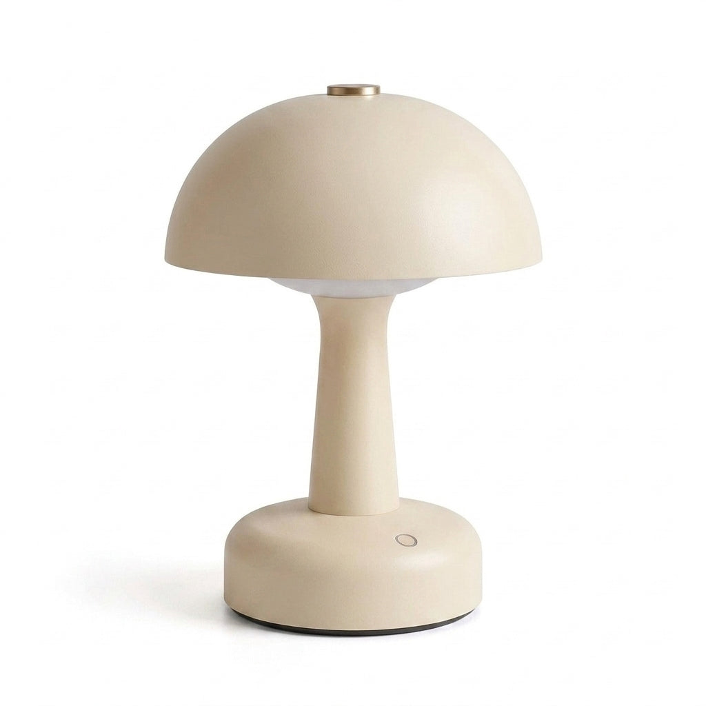 Zkussatq™ Mushroom Dome Rechargeable Table Lamp – Cordless LED Bedside Night Light
