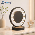 Zkussatq™ Orbit Balance LED Table Lamp – Modern Sculptural Nightstand Accent Light