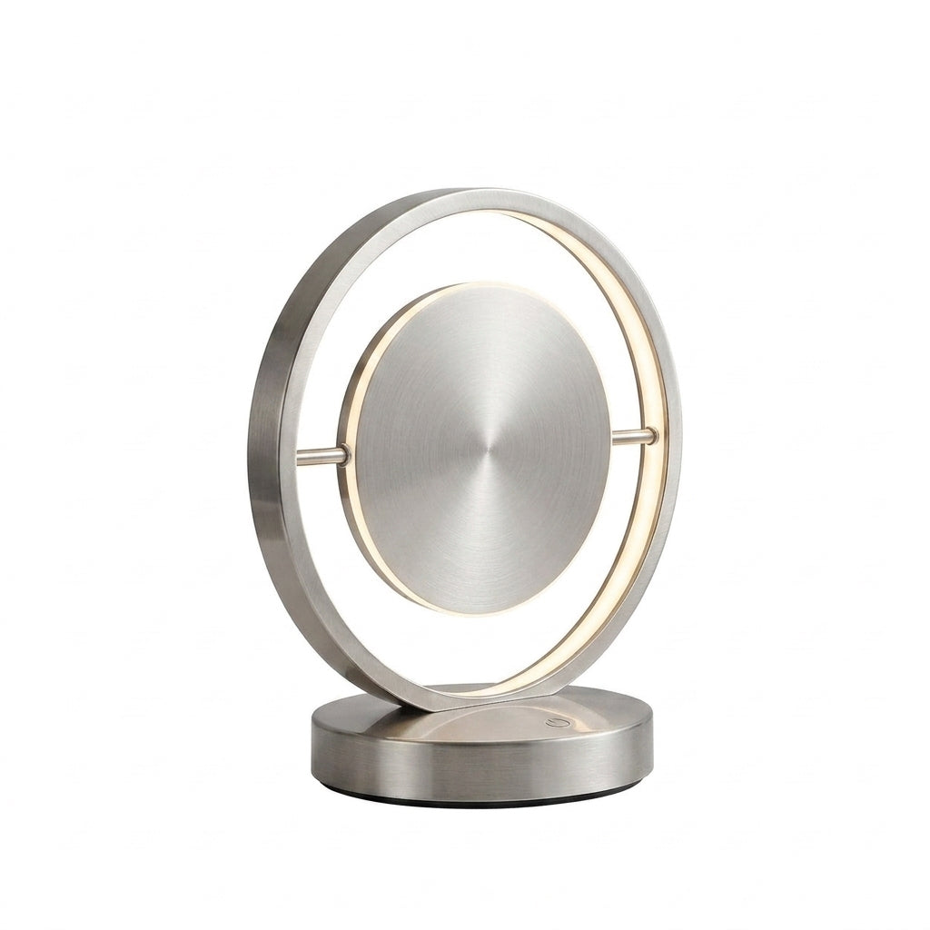 Zkussatq™ Orbit Balance LED Table Lamp – Modern Sculptural Nightstand Accent Light