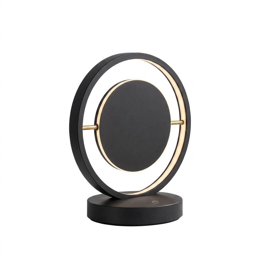 Zkussatq™ Orbit Balance LED Table Lamp – Modern Sculptural Nightstand Accent Light
