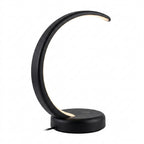 Zkussatq™ Crescent Arc Table Lamp – Curved LED Reading & Bedside Light
