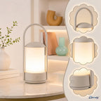 Zkussatq™ Lantern Loop Cordless Table Lamp – Rechargeable LED Night Light